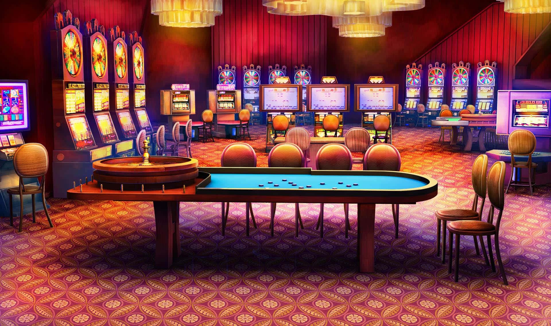 Mobile screen showing cricket football slots and lobby areas for adults